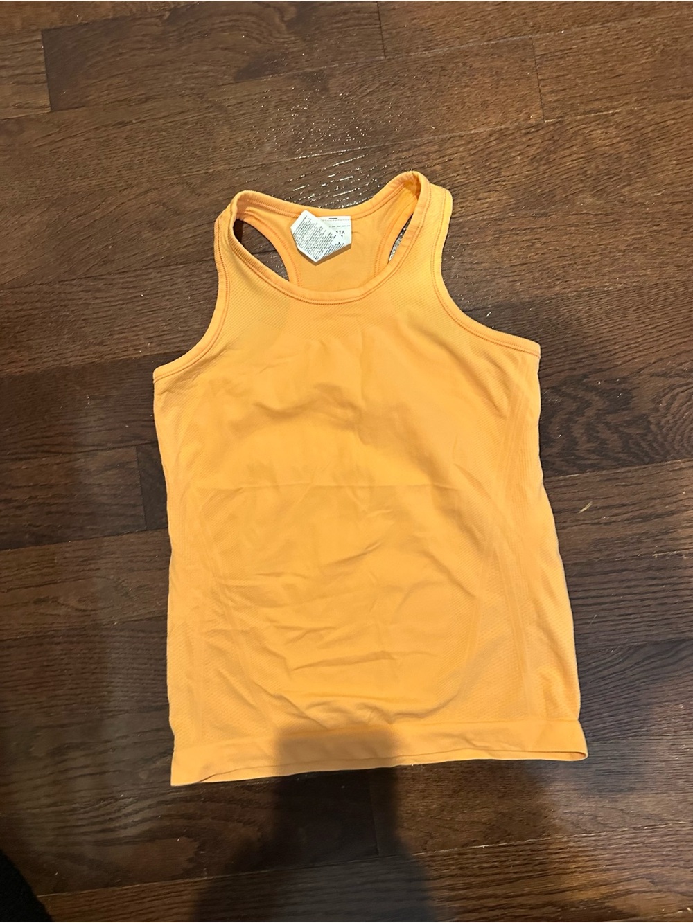 Althlera girl power up ' Orange Tank Top - Racerback Kids Shirt